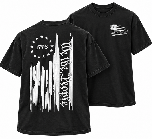 WE THE PEOPLE T-SHIRT - BLACK