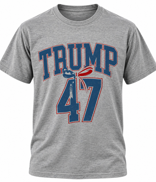 TRUMP 47 BOW T-SHIRT