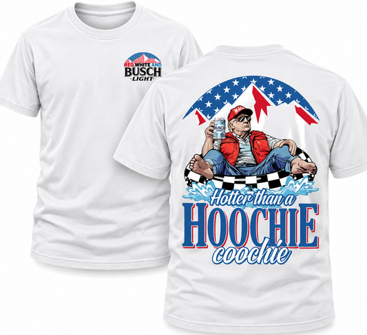 TRUMP BUSCH LIGHT T-SHIRT - WHITE