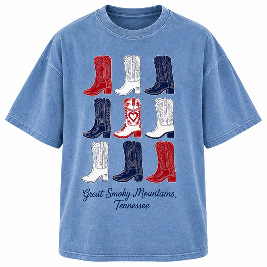 SMOKY MOUNTAIN COWGIRL T-SHIRT