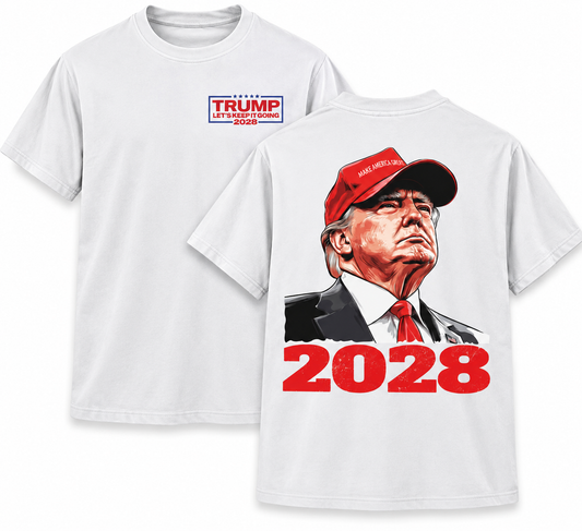 TRUMP 2028 GRAPHIC T-SHIRT