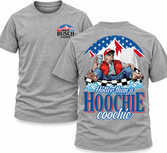 TRUMP BUSCH LIGHT T-SHIRT - GRAY